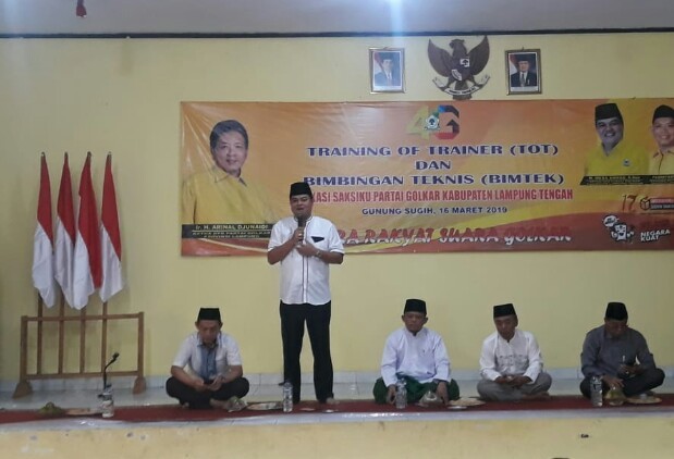 Anggota DPRD Provinsi Lampung Terpilih, Musa Ahmad Gelar Buka Puasa Bersama di Kantor DPD II Golkar 