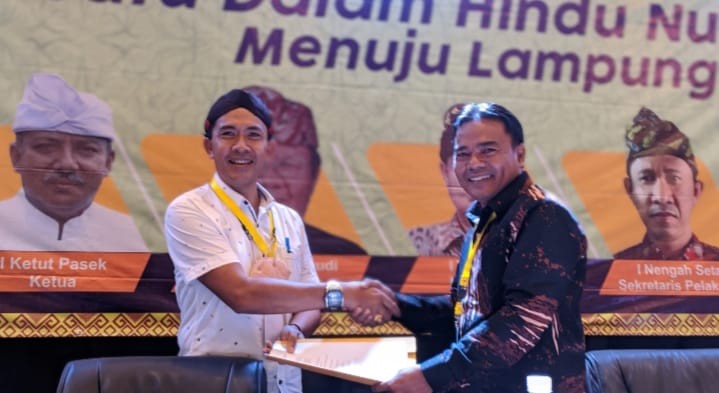 Aklamasi, Nyoman Setiawan Pimpin PHDI Lampung Periode 2022-2027