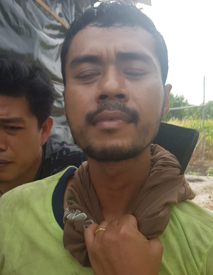 Tekab 308 Polres Lamteng Berhasil Tangkap DPO Pelaku Pembunuhan Belantik Sapi di Bangka Belitung 
