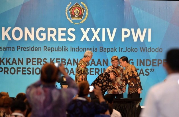 Buka Kongres PWI Ke XXIV, Presiden Jokowi Ingatkan Jangan Ada Yang Halangi Media Jalankan Kerja Jurn