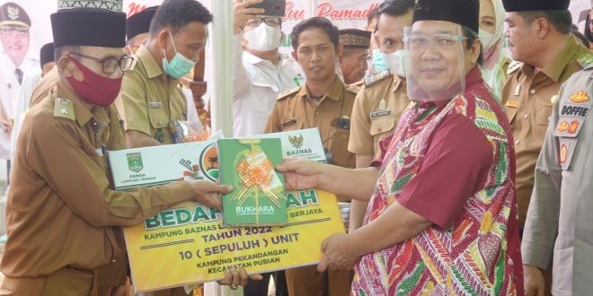 Pemkab Lamteng Launching Kampung Baznas Berjaya